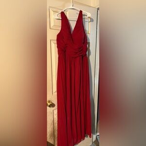 Elegant Red Evening Gown